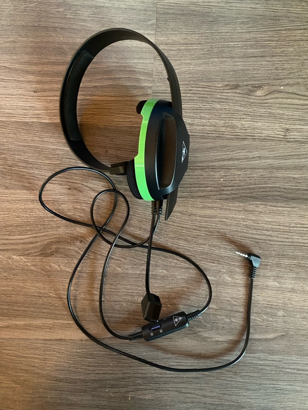 Turtle Beach Black & Green Wired Gaming Headset with Inline Controls